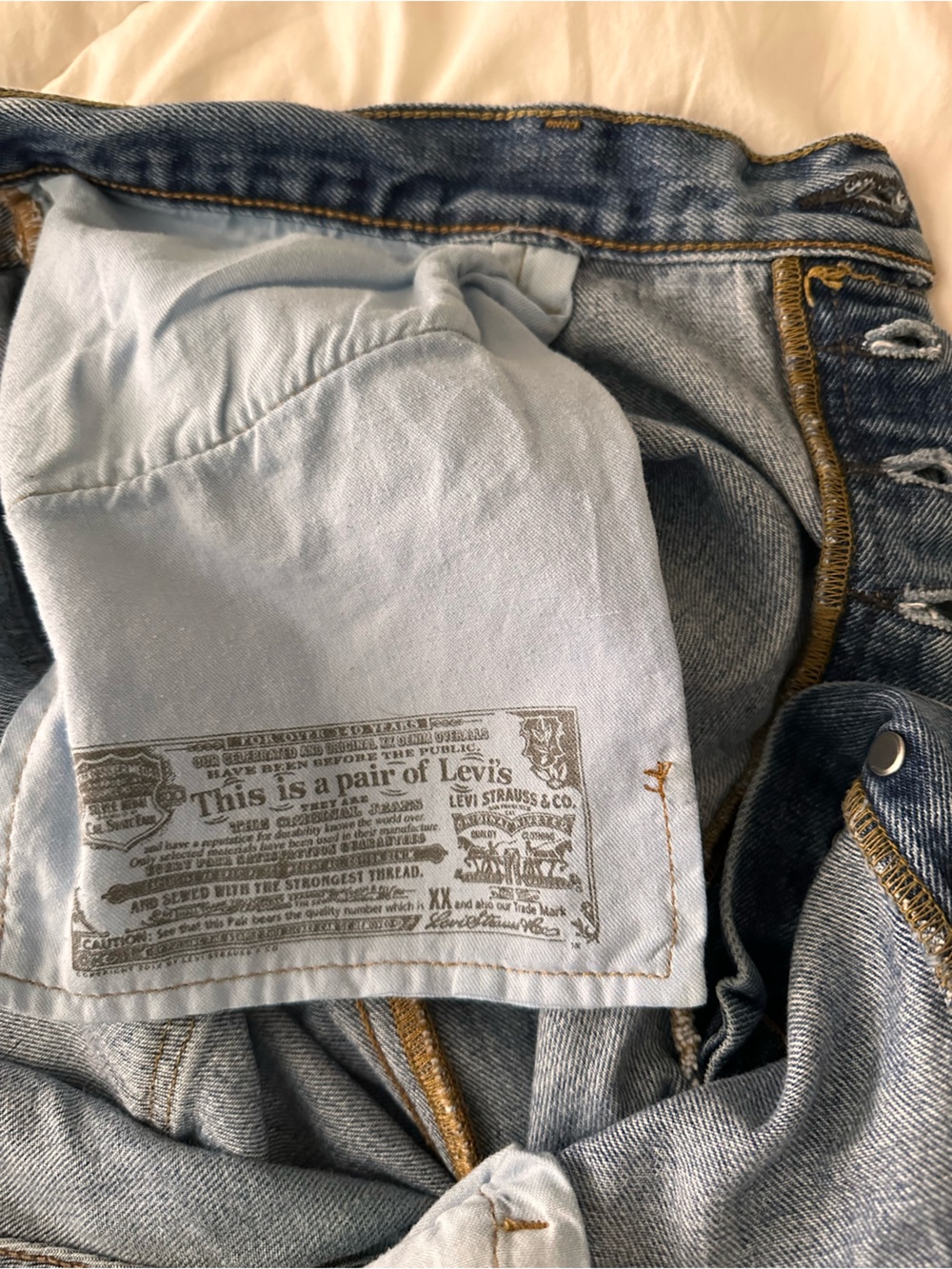 Levi's Men’s Straight Leg Butterfly Jeans - Picture 5 of 5